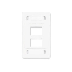 Placa de pared modular MAX, de 4 salidas, color bl