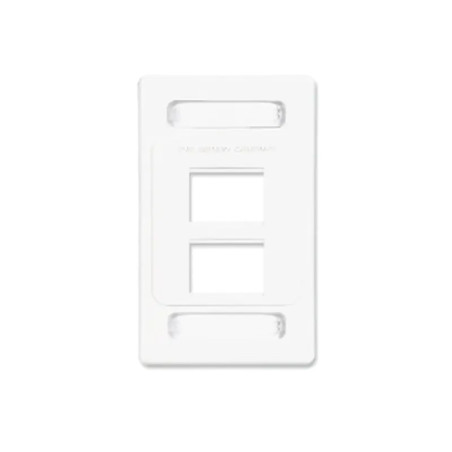 Placa de pared modular MAX, de 4 salidas, color bl