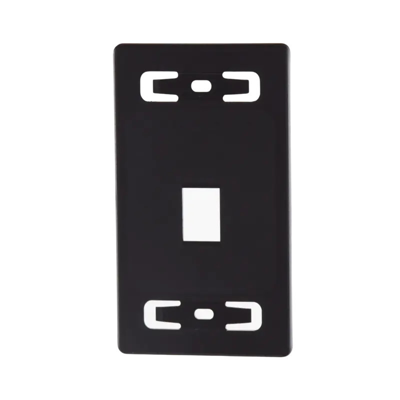 Placa de pared modular MAX, de 1 salida, Color Neg Placa de pared modular MAX, de 1 salida, Color Neg