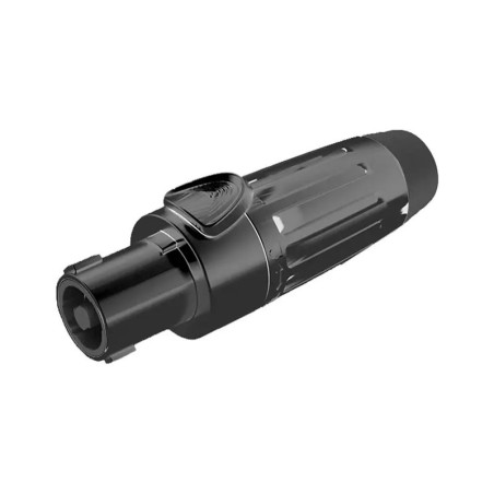 Conector Speakon  Hembra  4 polos  carcasa negra