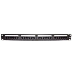 Panel de parcheo de impacto 110 UTP de 24 pue