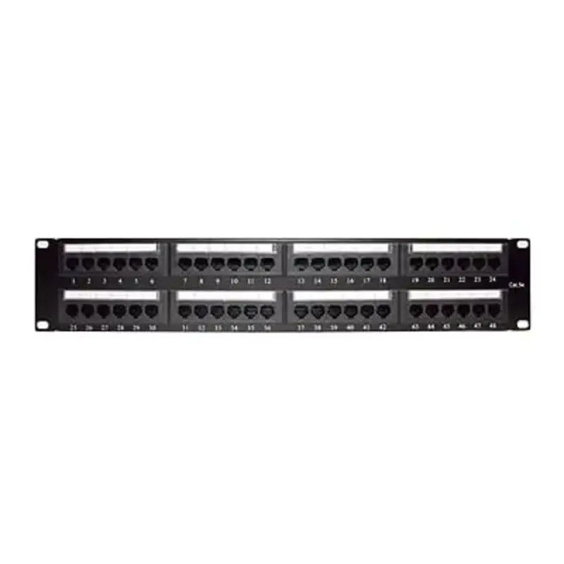 Panel de parcheo de impacto 110 UTP de 48 pue