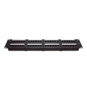 Panel de parcheo de impacto 110 UTP de 48 pue