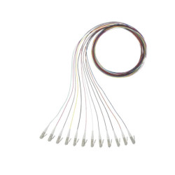 Kit de 12 Pigtails con Conector LC, Multimodo 50/1