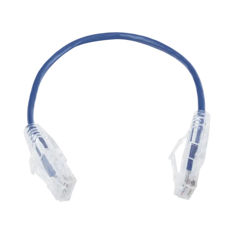 Cable de Parcheo Slim UTP Cat6 - 20 cm Azul D