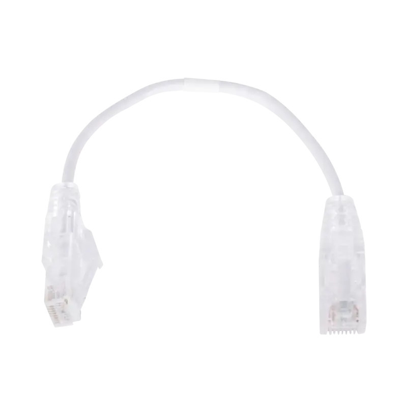 Cable de Parcheo Slim UTP Cat6 - 20 cm Blanco Cable de Parcheo Slim UTP Cat6 - 20 cm Blanco