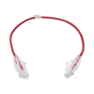 Cable de Parcheo Slim UTP Cat6 - 30 cm Rojo D