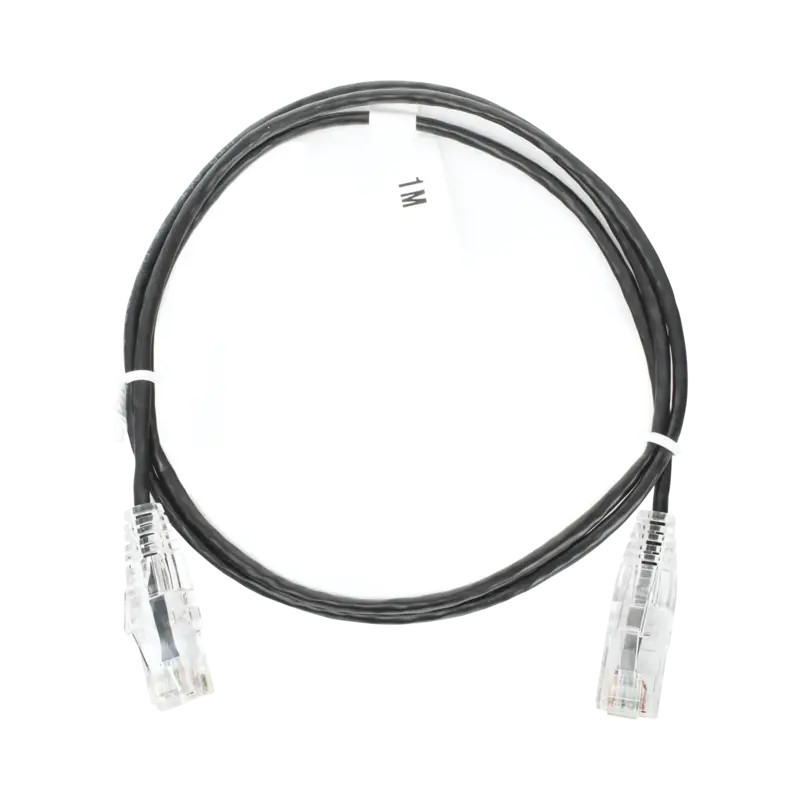 Cable de Parcheo Slim UTP Cat6 - 1 metro, Neg Cable de Parcheo Slim UTP Cat6 - 1 metro, Neg