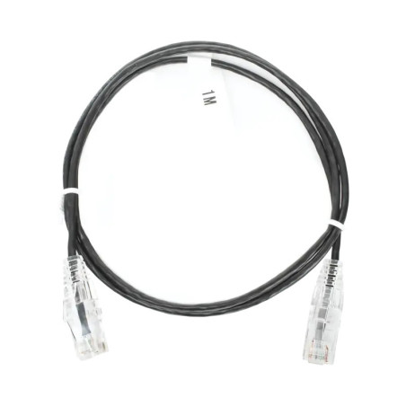 Cable de Parcheo Slim UTP Cat6 - 1 metro, Neg