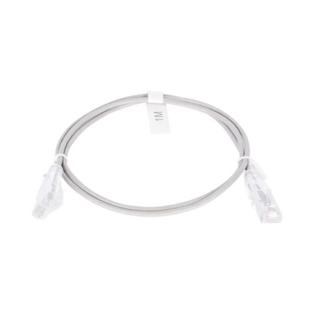 Cable de Parcheo Slim UTP Cat6 - 1 metro, Gri