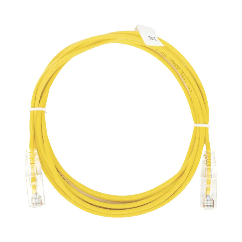 Cable de Parcheo Slim UTP Cat6 - 3 m Amarillo