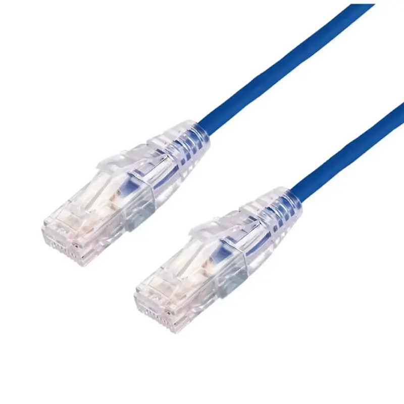 Cable de Parcheo Slim UTP Cat6A - 1 m Azul, D Cable de Parcheo Slim UTP Cat6A - 1 m Azul, D