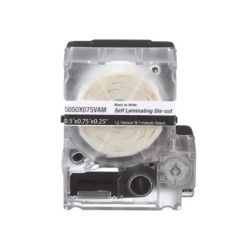 Casete de 200 Etiquetas Autolaminadas de 12.7 x 31