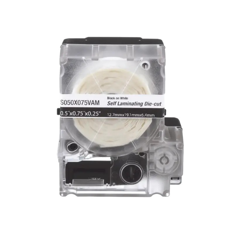 Casete de 200 Etiquetas Autolaminadas de 12.7 x 31 Casete de 200 Etiquetas Autolaminadas de 12.7 x 31