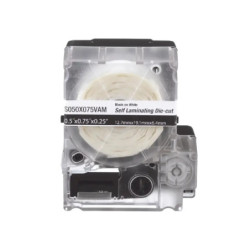 Casete de 200 Etiquetas Autolaminadas de 25.4 x 38