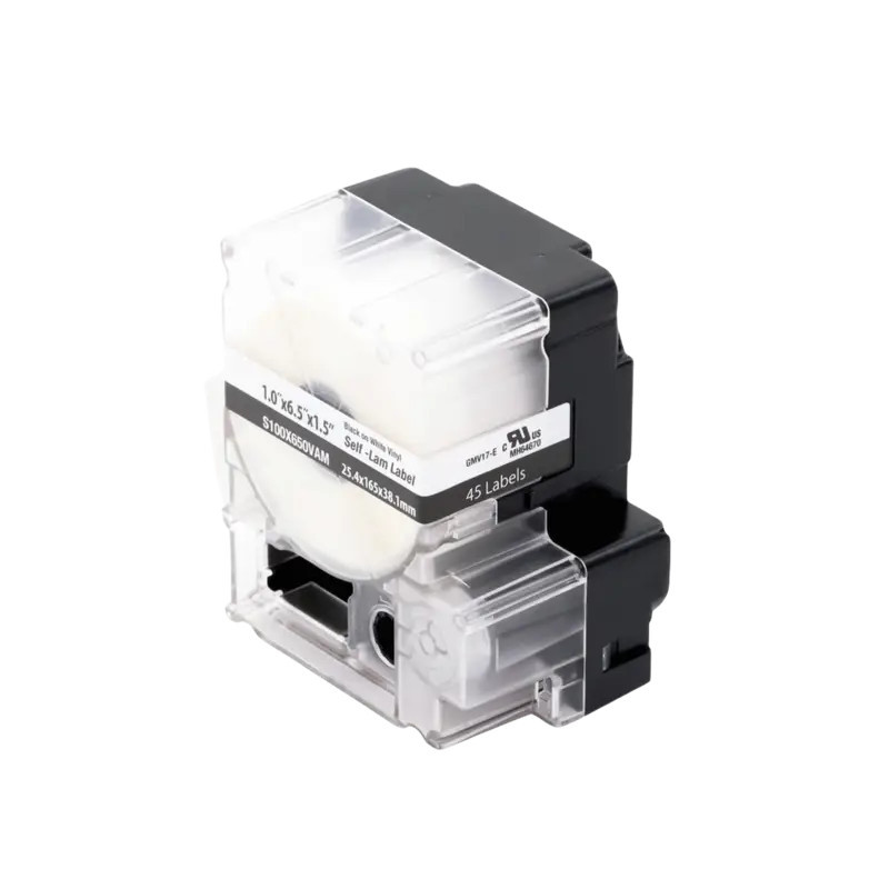 Casete de 45 Etiquetas Autolaminadas de 25.4 x 165 Casete de 45 Etiquetas Autolaminadas de 25.4 x 165