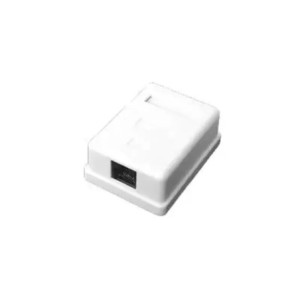 Caja de pared con 1 puerto Keystone, incluye