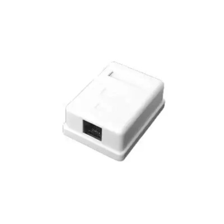 Caja de pared con 1 puerto Keystone, incluye