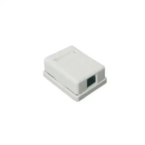 Caja de pared con 1 puerto Keystone, incluye