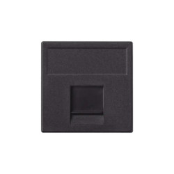 Módulo Color Grafito con 1 Espacio para Jack Keyst