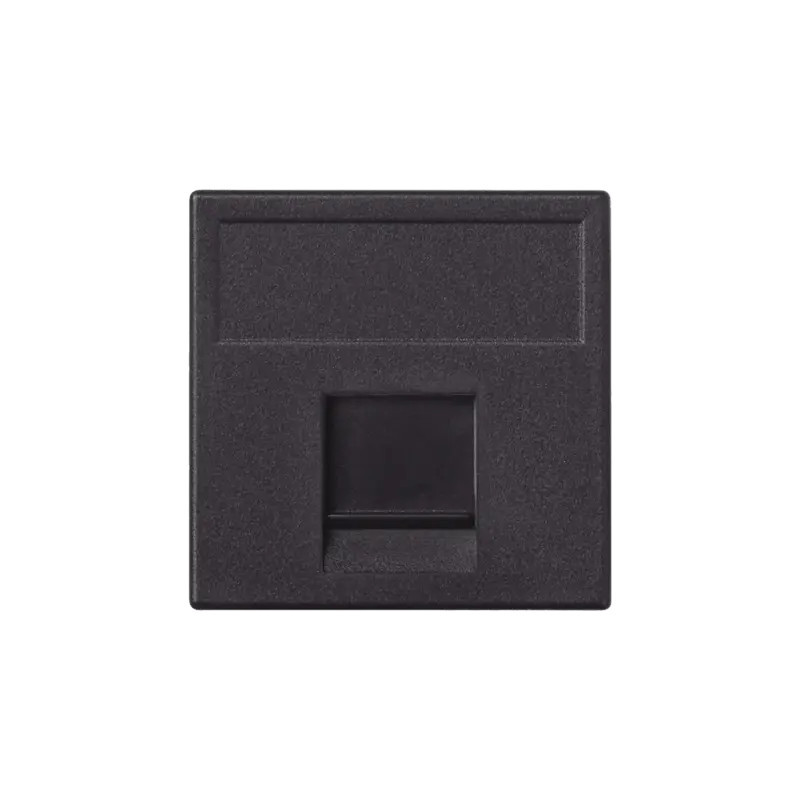 Módulo Color Grafito con 1 Espacio para Jack Keyst Módulo Color Grafito con 1 Espacio para Jack Keyst