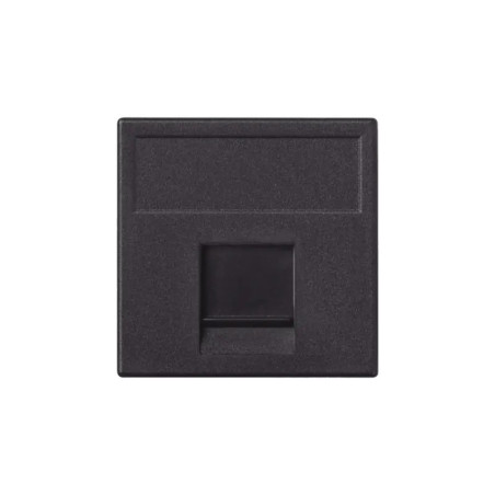 Módulo Color Grafito con 1 Espacio para Jack Keyst