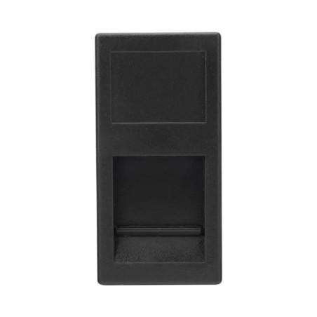 Medio Módulo Color Grafito con 1 Espacio para Jack