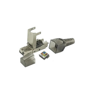 Plug RJ45 Blindado Categoría 6A -Sin herramie