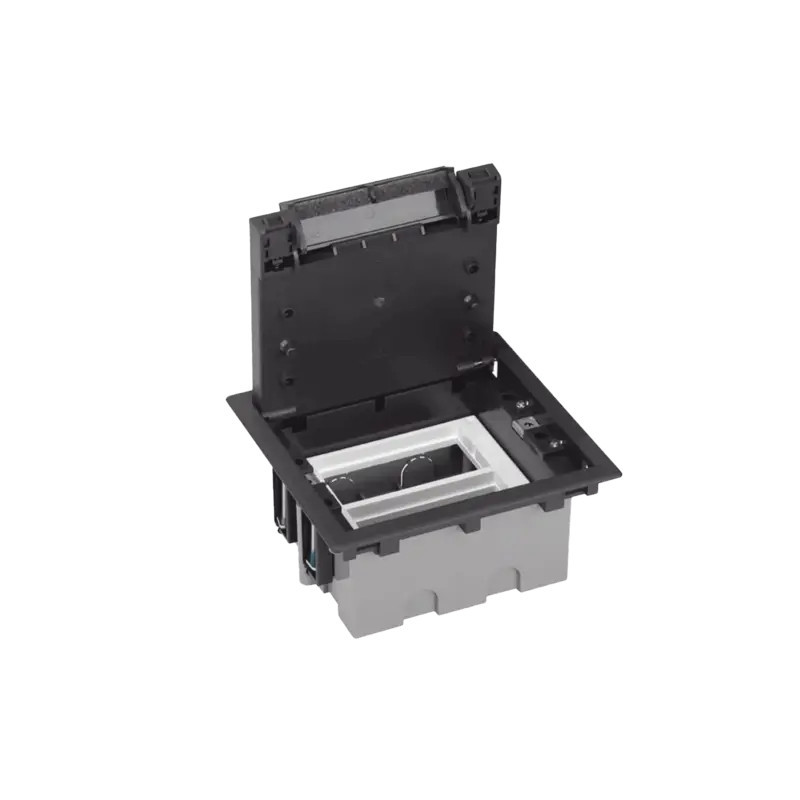 Caja Para Instalación en Piso Falso para Voz, Dato Caja Para Instalación en Piso Falso para Voz, Dato