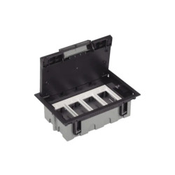 Caja Para Instalación en Piso Falso para Voz, Dato