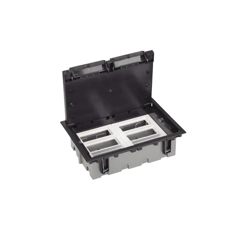 Caja Para Instalación en Piso Falso para Voz, Dato Caja Para Instalación en Piso Falso para Voz, Dato