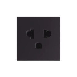 Módulo Color Grafito para Tomacorriente Euroameric