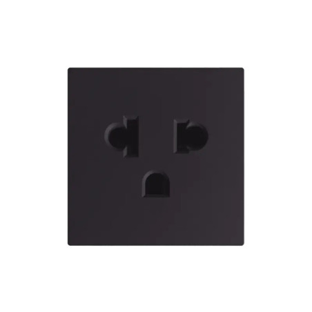 Módulo Color Grafito para Tomacorriente Euroameric