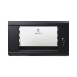 Gabinete de Pared de 6U con Puerta de Cristal Temp