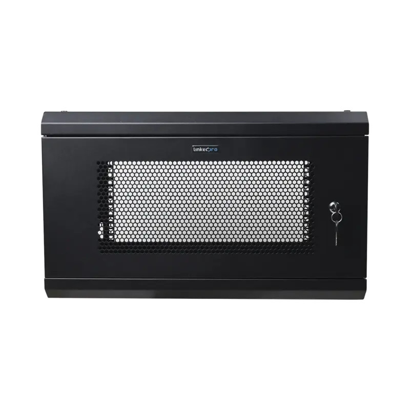 Gabinete de Pared de 6U con Puerta Perforada, 455 Gabinete de Pared de 6U con Puerta Perforada, 455