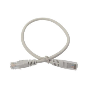 Cable de parcheo UTP cruzado Cat6 04 m - Gris
