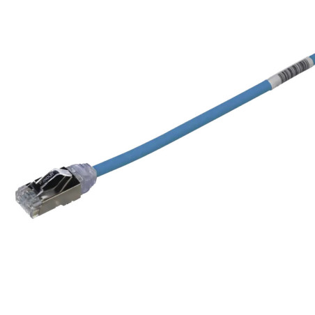 Patch Cord Cat6A, Diametro Reducido 28 AWG, Blinda