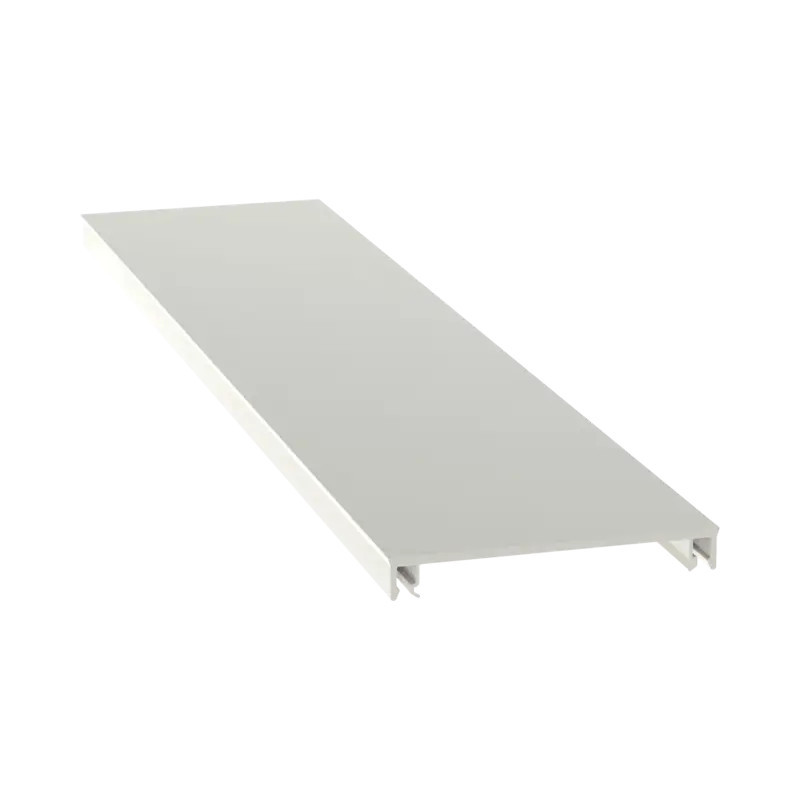 Cubierta para canaleta T-70, de PVC rígido, 70.1 x Cubierta para canaleta T-70, de PVC rígido, 70.1 x