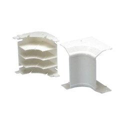 Esquinero interior, para uso con canaleta T70, Mat