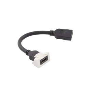 Adaptador HDMI con Pigtail Hembra-Hembra, Par