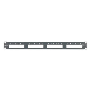 Patch Panel MAX Modular vacío, de 24 Puertos,