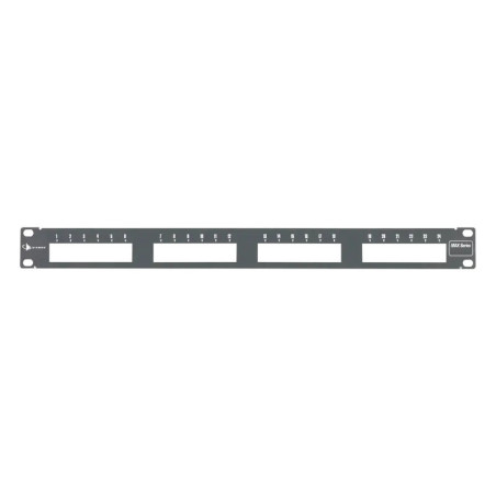 Patch Panel MAX Modular vacío, de 24 Puertos,