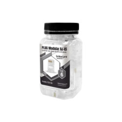 Bote con 100 Piezas de Plug Modular RJ45 Cat6 sin