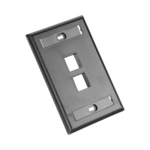 Placa de Pared Vertical, Salida Para 2 Puerto