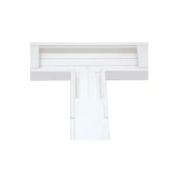 Sección en inTin color Blanco de PVC auto extingui