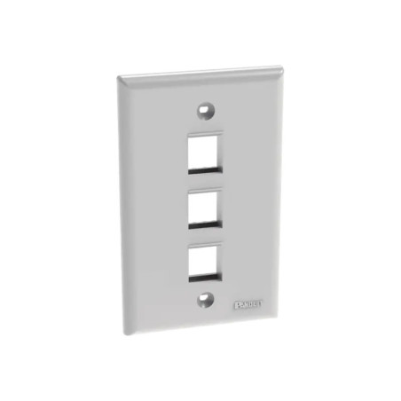 Placa de Pared Vertical, Salida Para 3 Puerto