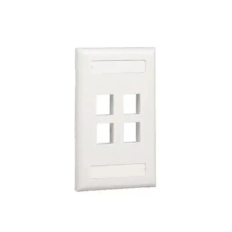 Placa de Pared Vertical, Salida Para 4 Puerto