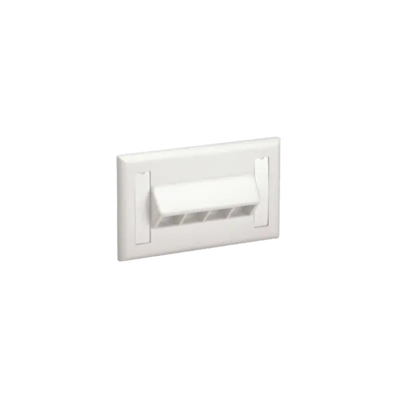 Placa de Pared Horizontal, Salida Para 4 Puer Placa de Pared Horizontal, Salida Para 4 Puer