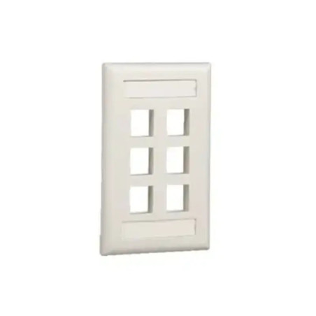 Placa de Pared Vertical, Salida Para 6 Puerto