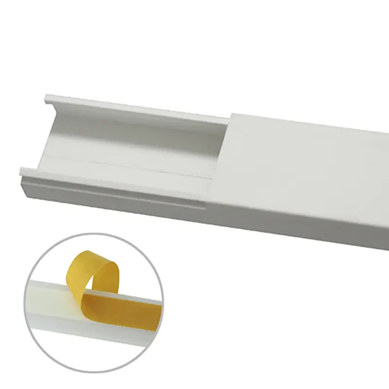 Canaleta en color blanco sin división, 35 x 17 mm Canaleta en color blanco sin división, 35 x 17 mm